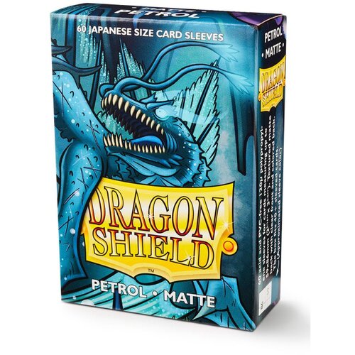 Arcane Tinmen Dragon Shield 60 Japanese Size Sleeves - Petrol Matte Slike