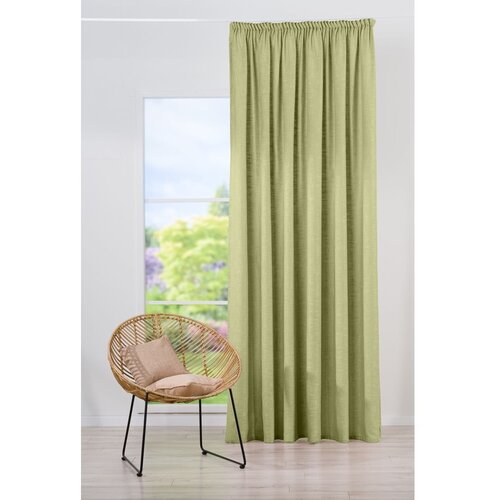 Mendola Fabrics Svetlo zelena zavesa 210x245 cm Riva – Mendola Fabrics Cene