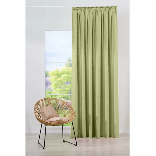 Mendola Fabrics Svetlo zelena zavesa 210x245 cm Riva – Mendola Fabrics