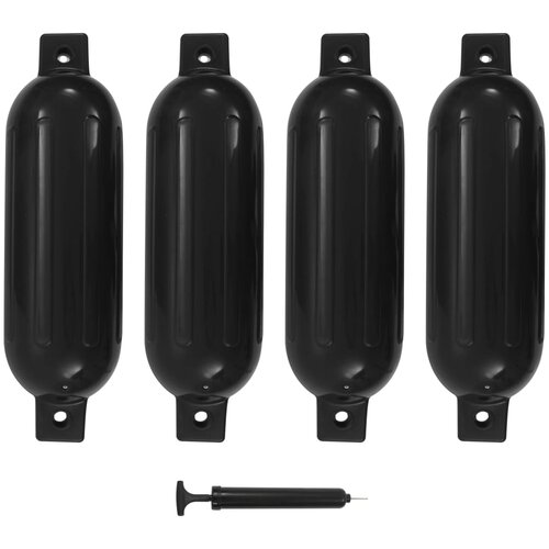  Bokobrani za brod 4 kom crni 51 x 14 cm PVC Cene