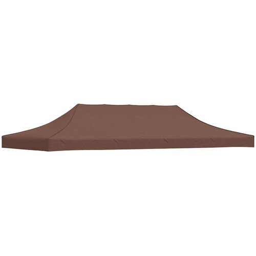 Krov za šator za zabave 6 x 3 m smeđi 270 g/m² Cene