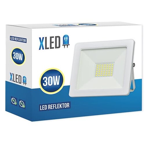 Xled 30W LED reflektor 6500K,2400Lm,AC220-240V,Beli Cene