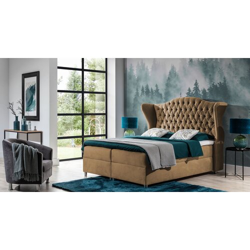 Meble Gru&amp;scaron;ka boxspring krevet Livia - 160x200 cm Slike