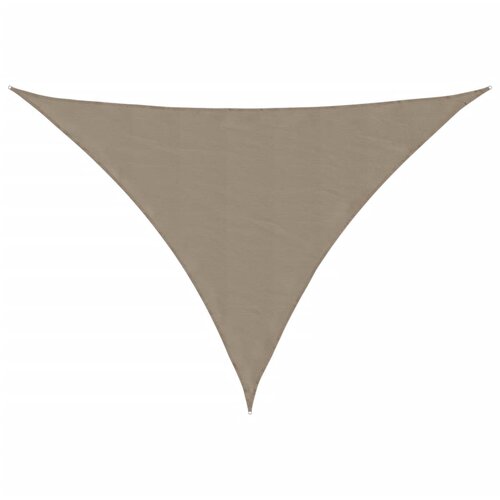 vidaXL Senčno jadro oksford blago trikotno 2,5x2,5x3,5 m taupe, (20743186) Cene