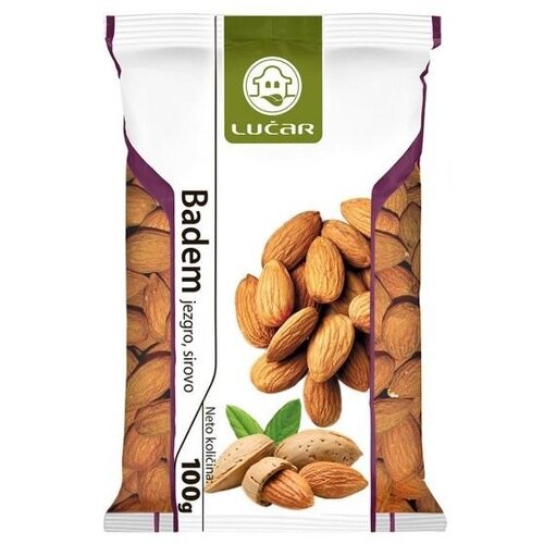 Lucar Badem LUČAR sirovi 100g Cene