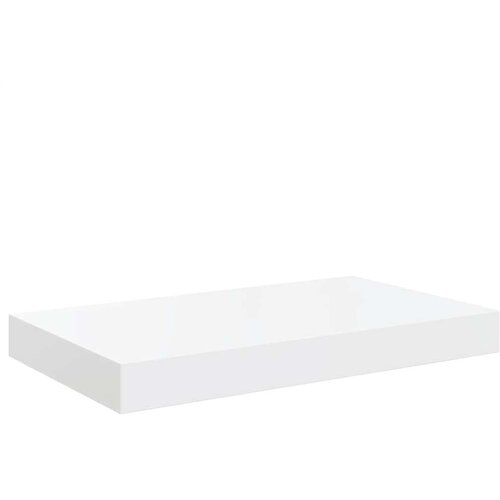  Plutajuće zidne police 2 kom sjajne bijele 40 x 23 x 3,8 cm MDF Slike