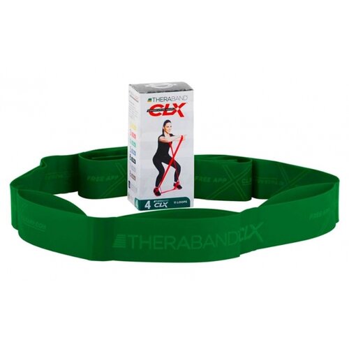  Elastični trak TheraBand CLX srednji zelen Cene