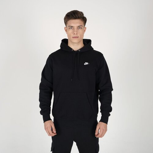 Nike Mu&scaron;ki duks sa kapuljačom NK Club BB Po FN3859, Crni Cene