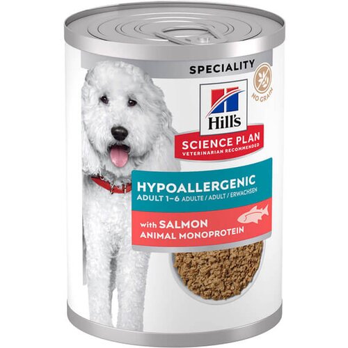 Hill’s Science Plan Hypoallergenic Adult - vlažna hrana za odrasle pse sa lososom (363g) Cene