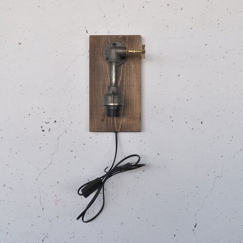 Opviq Pp173 woodenblack wall lamp Cene