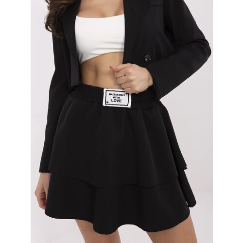 Italy Moda Skirt-MI-SD-G9123-1.25-black Slike