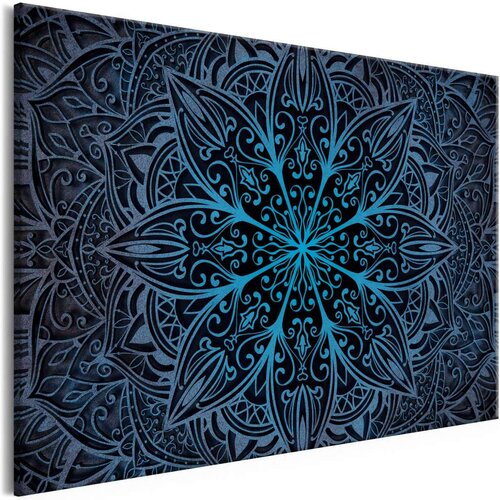  Slika - Oriental Flowers (1 Part) Narrow Blue 120x80 Cijene