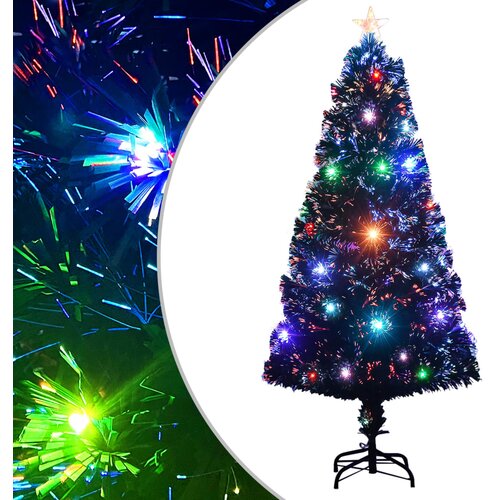  Osvijetljeno božićno drvce sa stalkom i LED 120 cm optička vlakna Cene