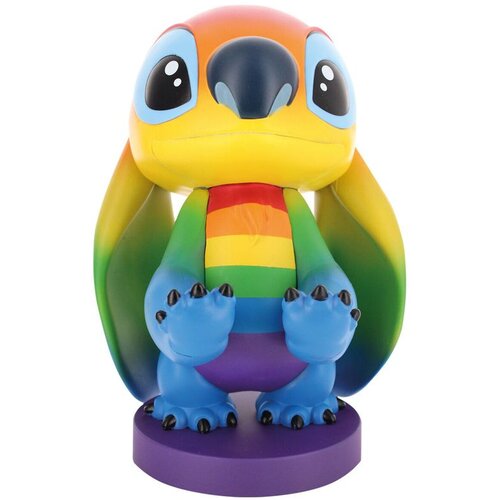 Disney Stitch Rainbow figure clamping bracket Cable guy 20cm Cene