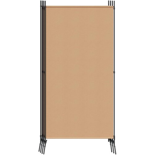  Razdjelnik prostora s 6 panela Bež 520 x 180 cm Tkanina Slike