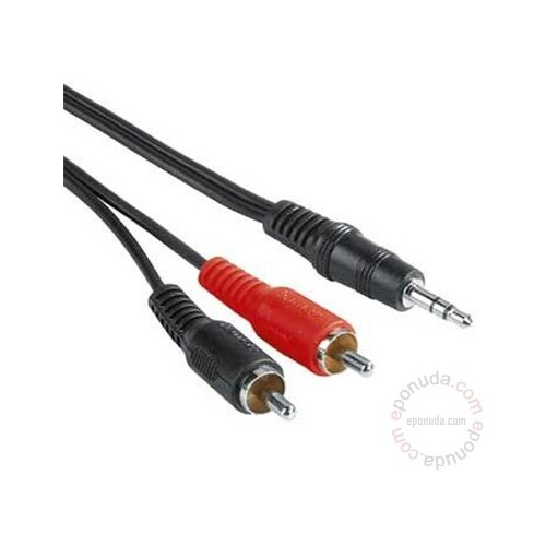 Gembird CCA-406 Audio 0.2m, 3.5mm na 2 Cinca M/M kabal Slike