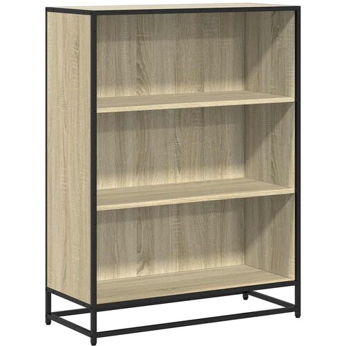 Maison Chic Knjižna omara - Knjižni regal sonoma hrast 80,5x35x107,5 cm inženirski les, (21725323) Slike