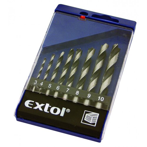 Extol Craft Burgije za drvo set 8 &empty;3 10mm polirane EC 1142 Cene