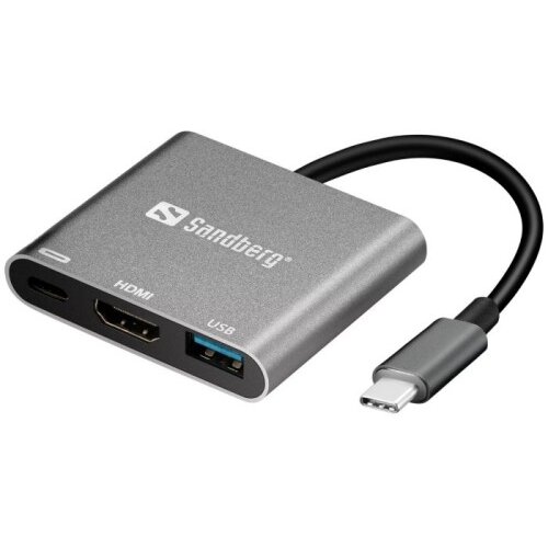 Sandberg USB-C Mini Dock HDMI+USB mini priklopna postaja Cene