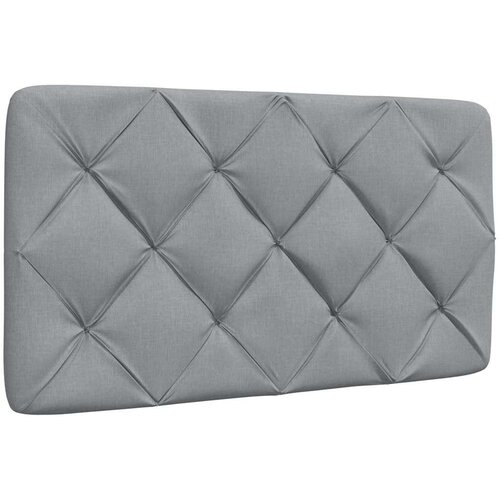 vidaXL Vzglavna stranica svetlo siva 90 cm blago Cene