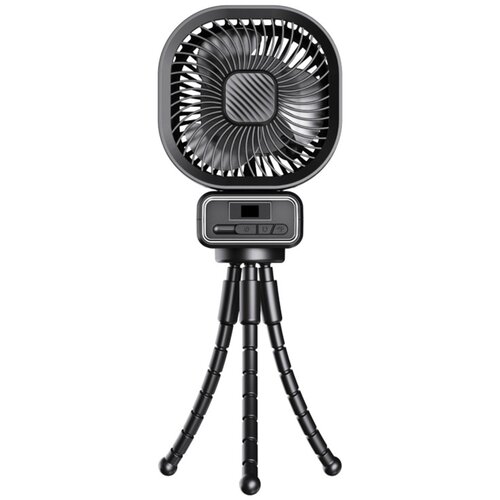 INF Večfunkcijski ventilator Octopus &ndash; prenosni z 5000mAh in LED zaslonom Black, (5000286620) Cene