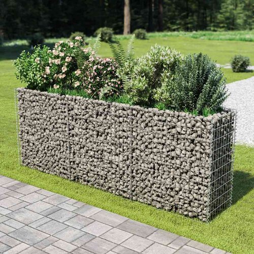  Gabionska sadilica od pocinčanog čelika 270 x 50 x 100 cm Cene