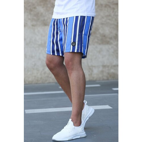 Madmext shorts - dark blue - normal waist Slike