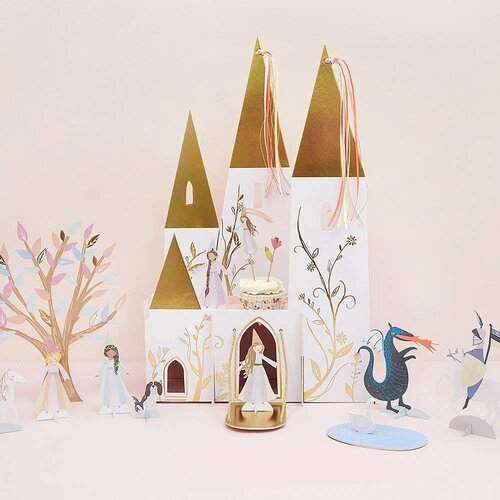 Meri Meri namizna papirna zloženka magical princess Slike
