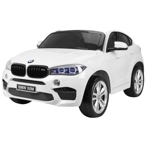  Licencirani auto na akumulator BMW X6M XXL - DVOSJED - bijeli Slike
