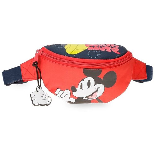 DISNEY MICKEY Mickey Fashion torba oko struka | crvena | poliester | 27x11x6,5cm Slike