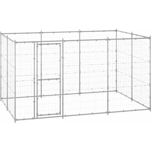  vanjski kavez za pse od pocinčanog čelika 7 26 m²