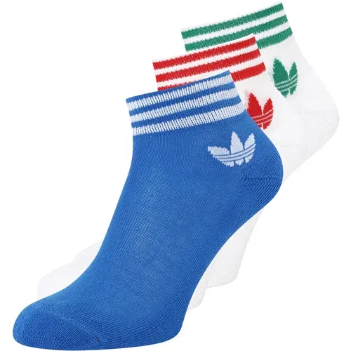 Adidas Čarape 'Island Club Trefoil ' plava / smaragdno zelena / crvena / bijela