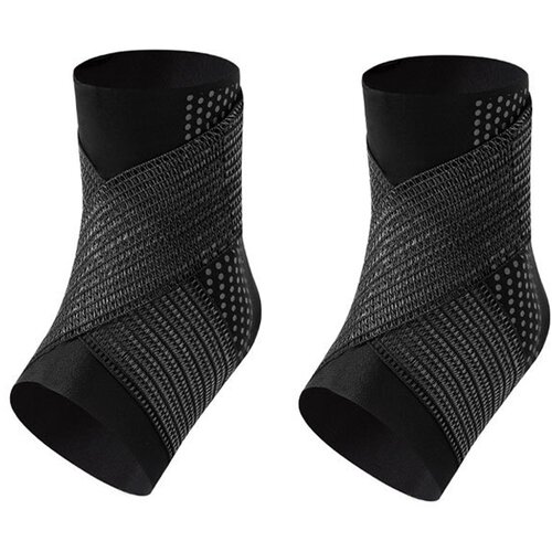INF &Scaron;portna opornica za gleženj (nadgrajen silikonski trak) Black L, (5000085290) Cene