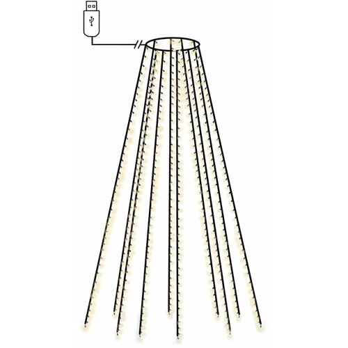  Mrežasta svjetla za božićno drvce s 400 LED žarulja 400 cm Slike
