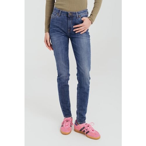 Legendww plave skinny farmerke srednjeg struka -model 208 Cene