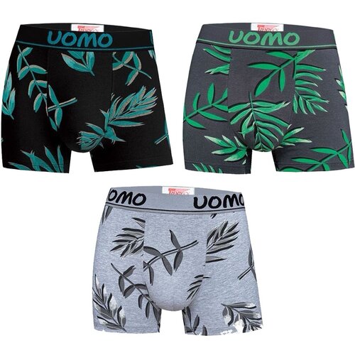 Uomo 3-PACK moške boksarice green essence Cene