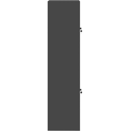  Ormarić za pohranu 2 kom. Crna 60 x 40 x 160 cm Čelik - Crna 60 cm 90 cm Slike