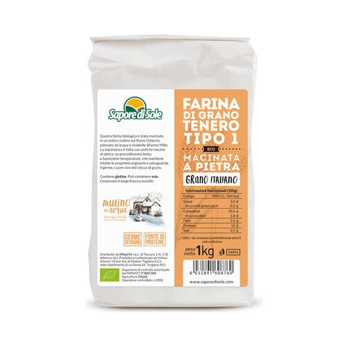 Sapore di Sole bio mehka pšenična moka tip 1 Cene