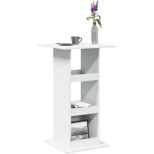 vidaXL Barski stol s prostorom bijeli 60x60x102 cm drveni Cijene