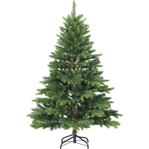 VidaXL Umjetno božićno drvce s stalakom Zelena 150 cm PE i PVC Slike