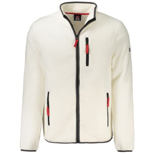  Muška Bijela Zip-Up Majica NORWAY 1963 Cene