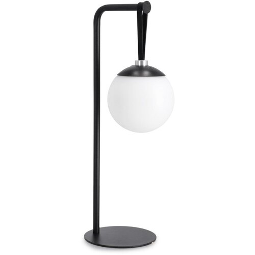 BIZZOTTO Crna LED stolna lampa aluminijska s mogućnosti zatamnjivanja s plastičnim sjenilom (visina 40,5 cm) Balmony &ndash; Cijene