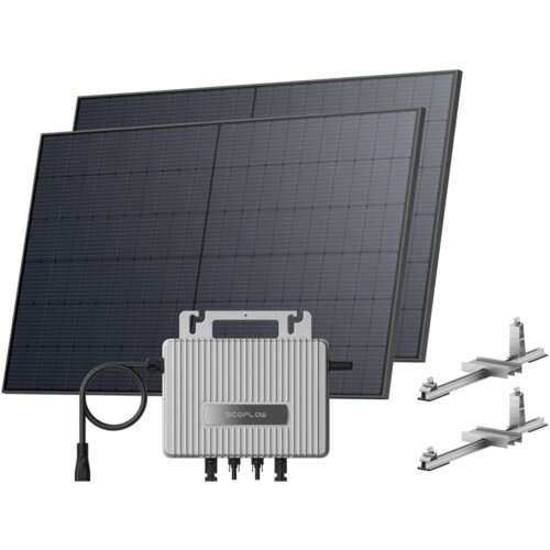 ECOFLOW Stream - Solarna Elektrana za Vrt / Dvorište - Ravna podloga - Mikroinverter + 2x520W Solarni Paneli Cijene