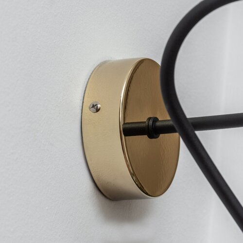  Zidna lampa OXFORD 1xE27/15W/230V zlatna/crna Slike