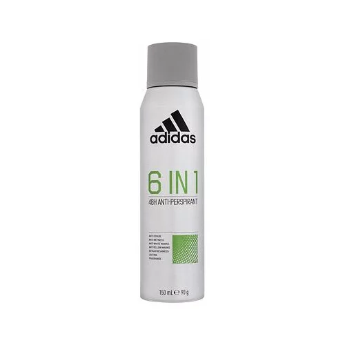 Adidas 6 In 1 48H Anti-Perspirant antiperspirant deodorant v spreju 150 ml za moške