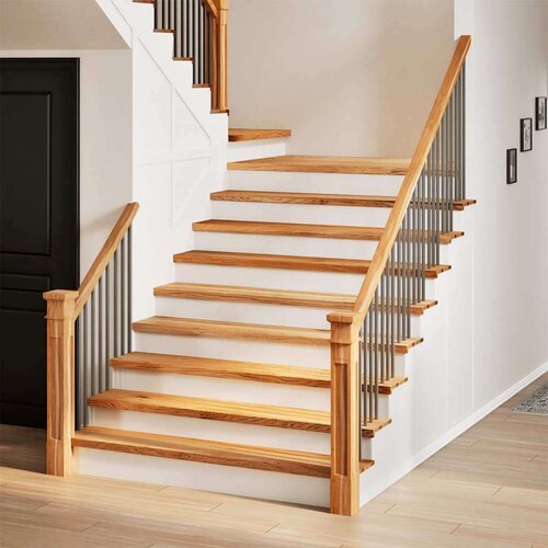 vidaXL Podloge za stopnice 8 kosi rjave 110x30x2 cm trdna hrastovina Cene