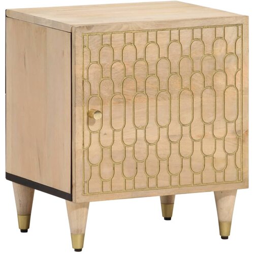 Furnova Nočna omarica 40x33x46 cm trden mangov les, (21925763) Slike