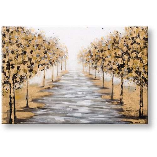  Naslikana slika na platnu drevesa 1-delna 90x60 cm CWF1518HE1 () Slike