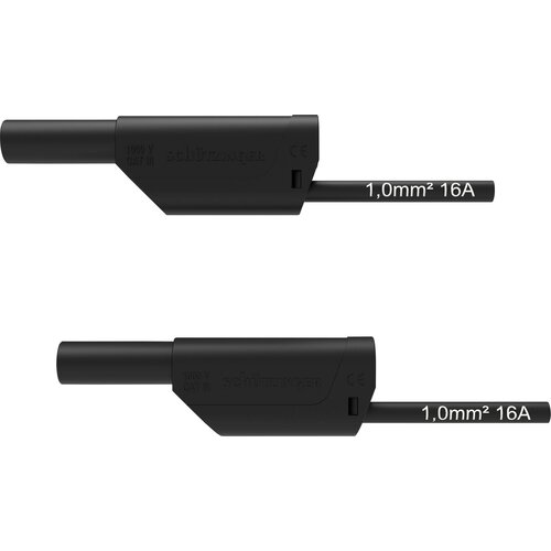 Schützinger VSFK 8700 / 1 / 200 / SW varnostni merilni kabel 4 mm moški konektor 4 mm moški konektor 200.00 cm črna 1 kos, (20422941) Cene