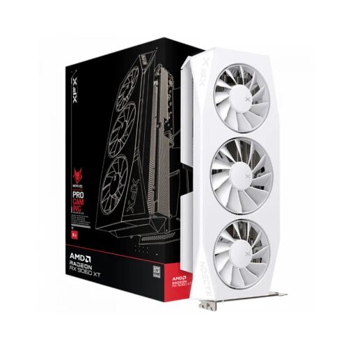 XFX Mercury AMD Radeon RX 9060XT OC White Gaming Edition with 16GB GDDR6 HDMI 2xDP, AMD RDNA 4 Cene